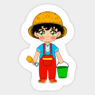 little farmer Sticker